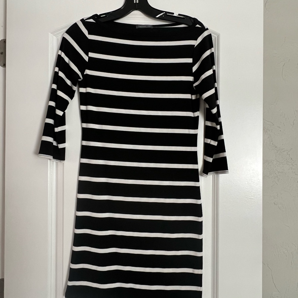 Black and white dress